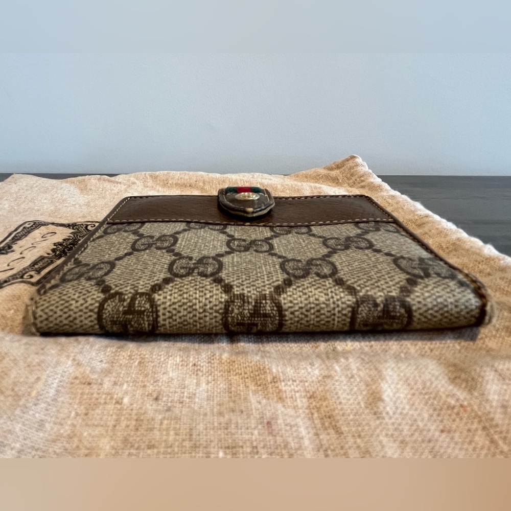 Gucci - Wallet - Vintage GG Logo Supreme Monogram Limited Edition Sherry Line - Picture 7 of 16